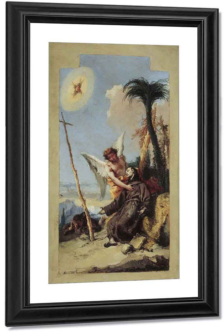Stigmatization Of Saint Francis By Giovanni Battista Tiepolo