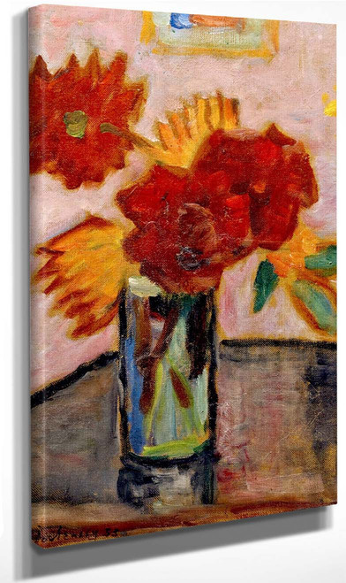 Still Life With Flowers By Alexei Jawlensky By Alexei Jawlensky