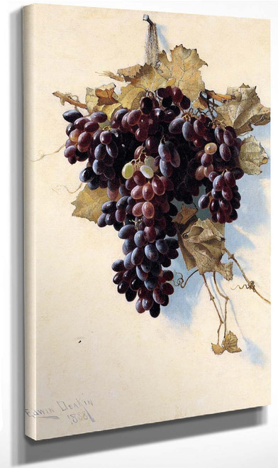 Still Life With Grapes By Edwin Deakin By Edwin Deakin