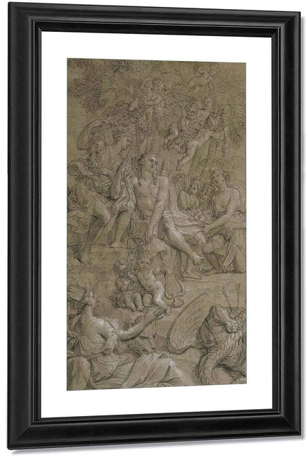Story Of Apollo Apollo Crowned By Victory After Having Slayed Python1 By Noel Coypel I