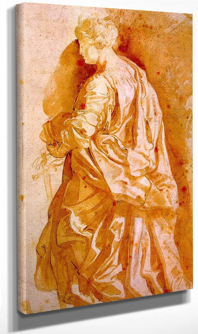 Study For A Standing Female Saint By Peter Paul Rubens By Peter Paul Rubens