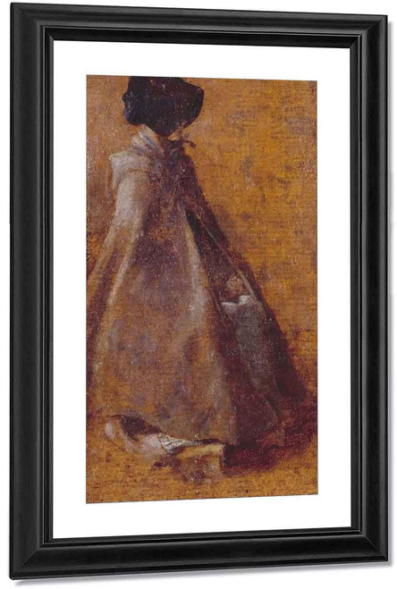 Study Of A Girl In A Cloak And Bonnet By John Constable By John Constable