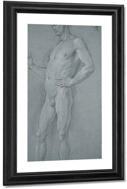 Study Of A Standing Man1 By Charles Antoine Coypel Iv By Charles Antoine Coypel Iv