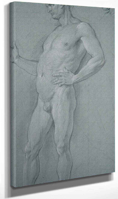 Study Of A Standing Man1 By Charles Antoine Coypel Iv By Charles Antoine Coypel Iv