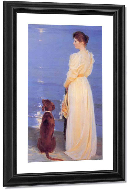 Summer Evening At Skagen1 By Peder Severin Kroyer