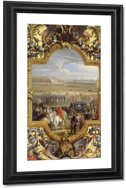 Surrendering Of Cambrai On 18 April 1677 By Charles Le Brun By Charles Le Brun