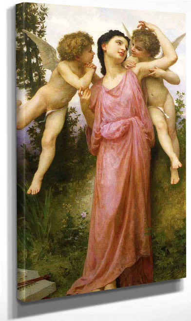 Tender Thoughts By William Bouguereau By William Bouguereau