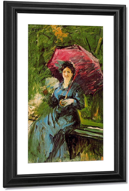 Teresa With Parasol By Ignacio Pinazo Camarlench By Ignacio Pinazo Camarlench