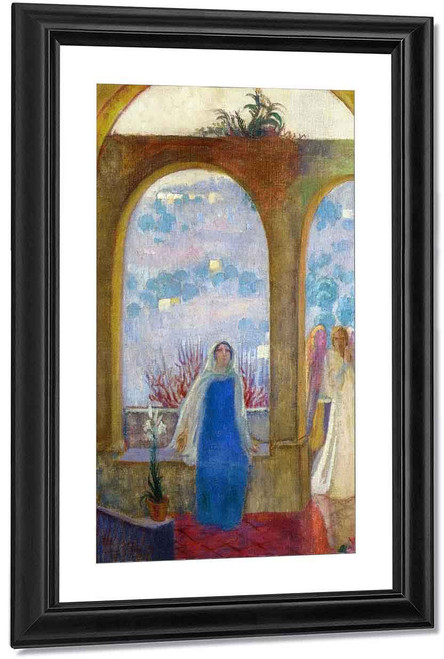 The Annunciation Under The Arch With Lilies By Maurice Denis By Maurice Denis