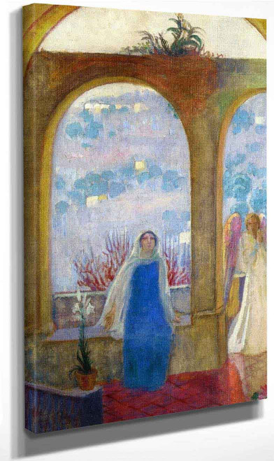 The Annunciation Under The Arch With Lilies By Maurice Denis By Maurice Denis