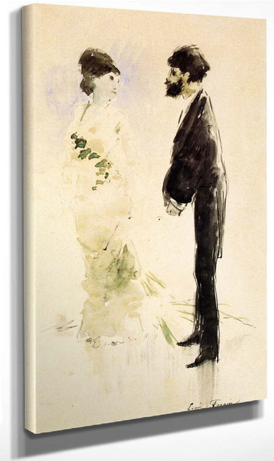 The Anxious Lover By Jean Louis Forain By Jean Louis Forain