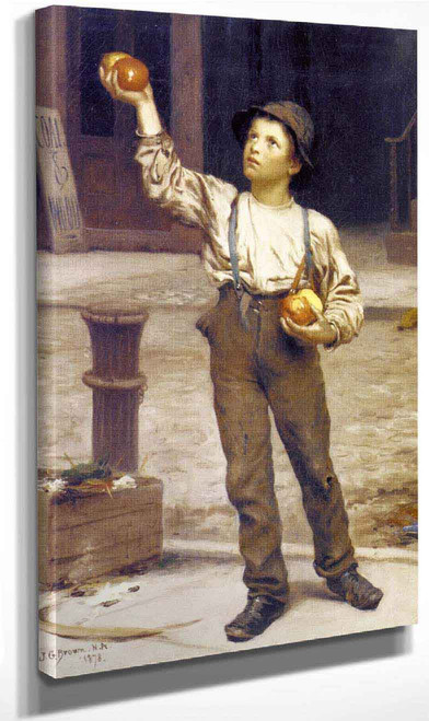 The Apple Seller By John George Brown By John George Brown