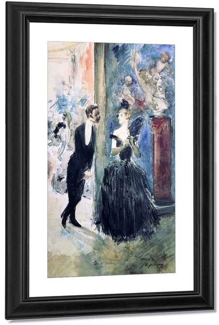 The Ball By Jean Louis Forain By Jean Louis Forain