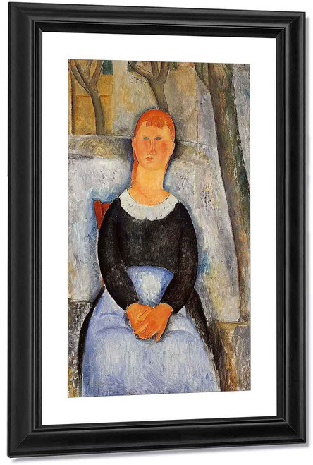 The Beautiful Grocer By Amedeo Modigliani By Amedeo Modigliani