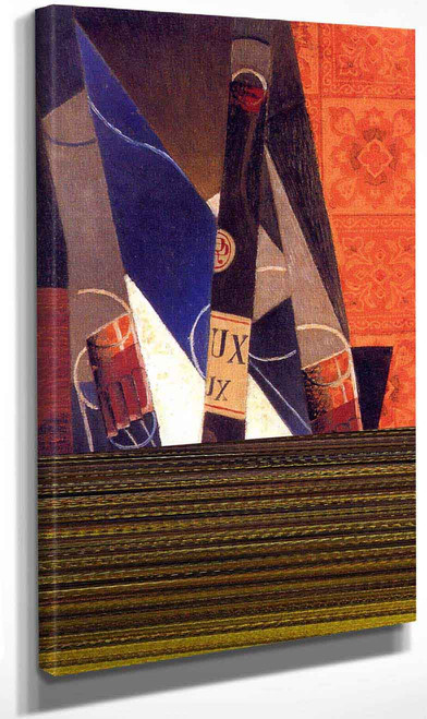 The Bottle Of Bordeaux 2 By Juan Gris