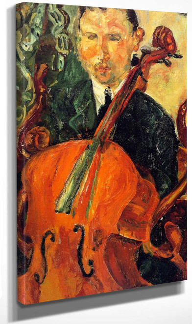 The Cellist 2 By Chaim Soutine