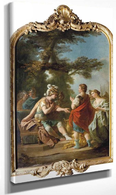 The Clemence Of Scipio By Louis Jean François Lagrenee, Aka Lagrenee The Elder(French, 1724 1805) By Louis Jean Francois Lagrenee(French, 1724 1805) Art Reproduction