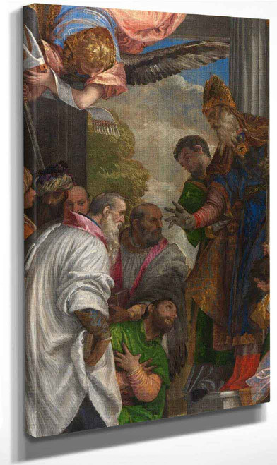 The Consecration Of Saint Nicholas By Paolo Veronese