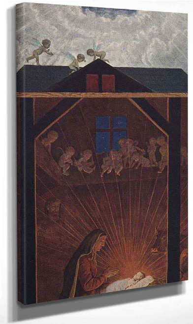 The Crib By Hans Thoma The Crib By Hans Thoma