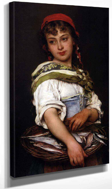 The Day's Catch By Eugene De Blaas By Eugene De Blaas