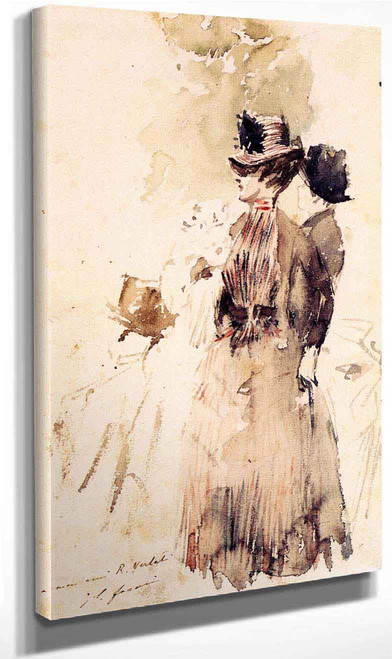 The Fashionable Women By Jean Louis Forain By Jean Louis Forain