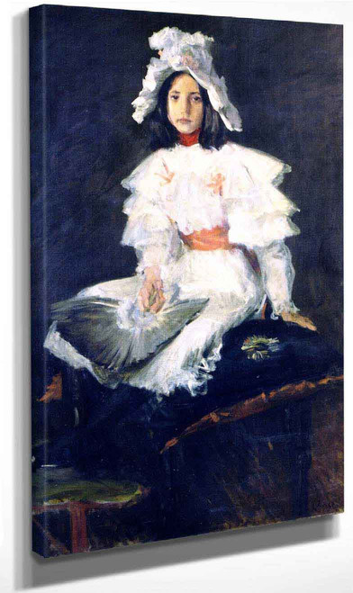 The Feather Fan By William Merritt Chase By William Merritt Chase