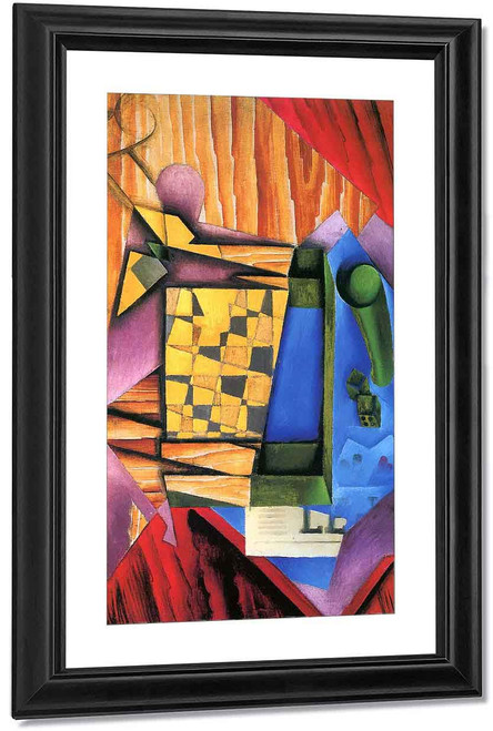 The Game Of Backgammon By Juan Gris