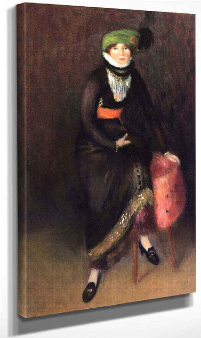 The Green Bonnet By William James Glackens By William James Glackens