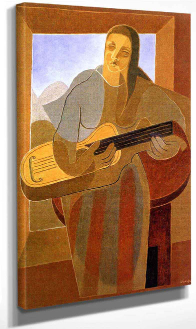 The Guitar Player By Juan Gris