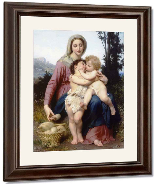 The Holy Family By William Bouguereau By William Bouguereau