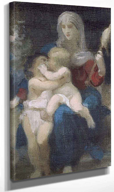 The Holy Family By William Bouguereau By William Bouguereau