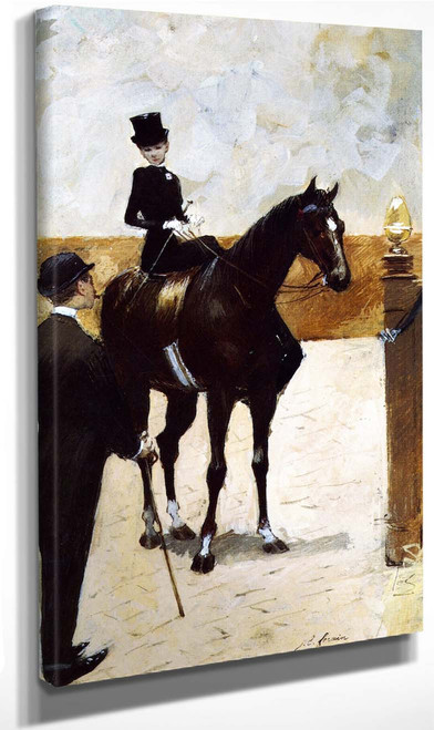 The Horsewoman By Jean Louis Forain By Jean Louis Forain