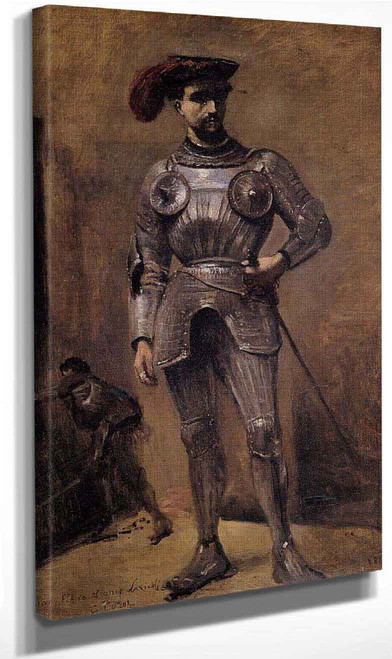 The Knight By Jean Baptiste Camille Corot By Jean Baptiste Camille Corot