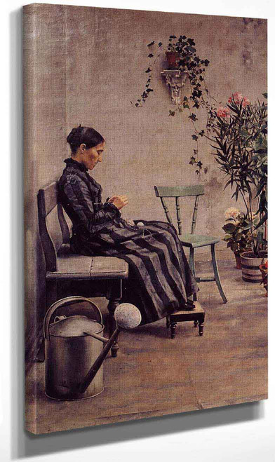 The Knitter By Georges Lemmen