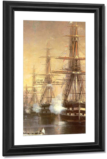The Landing To Subashi By Ivan Constantinovich Aivazovsky By Ivan Constantinovich Aivazovsky