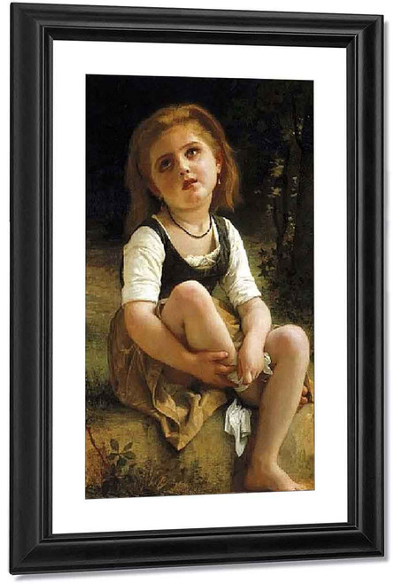 The Little Wound By William Bouguereau By William Bouguereau