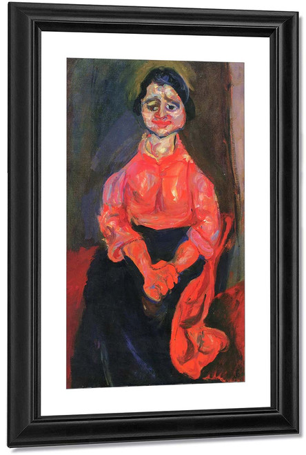 The Mad Woman 2 2 By Chaim Soutine