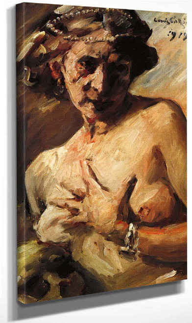 The Magdalen With Pearls In Her Hair By Lovis Corinth By Lovis Corinth