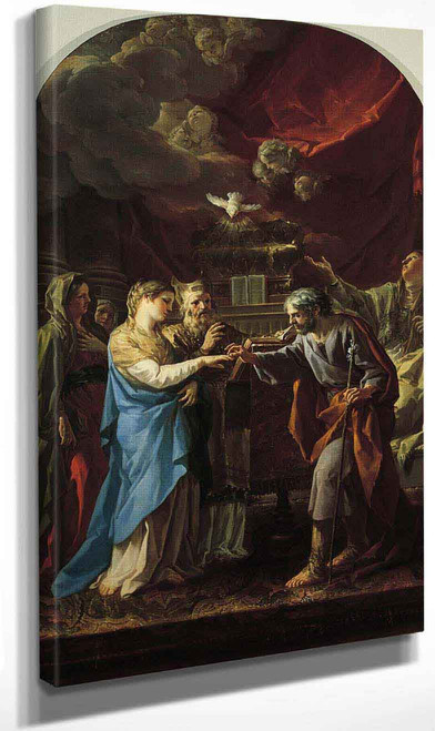 The Marriage Of The Virgin By Corrado Giaquinto By Corrado Giaquinto