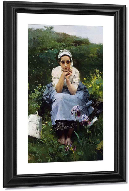 The Milkmaid By Joaquin Sorolla Y Bastida