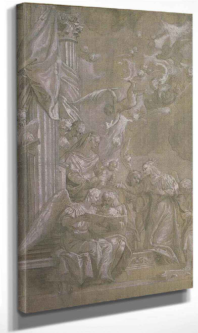 The Mystical Marriage Of St Catherine By Paolo Veronese