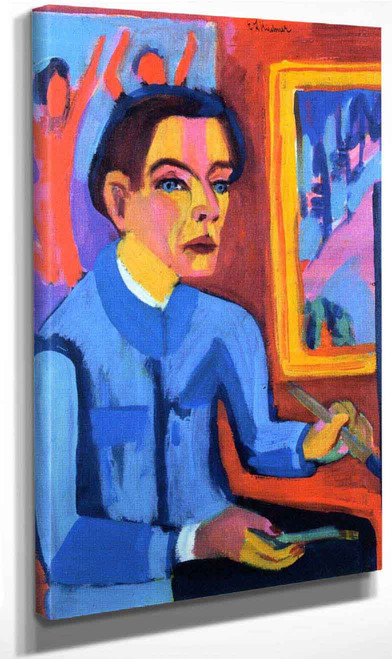 The Painter By Ernst Ludwig Kirchner By Ernst Ludwig Kirchner