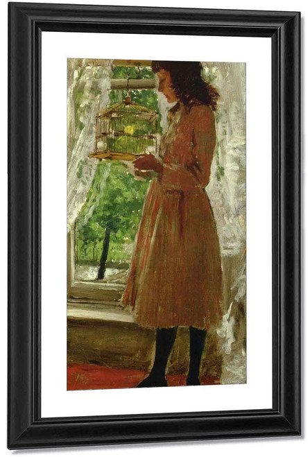 The Pet Canary By William Merritt Chase By William Merritt Chase The Pet Canary By William Merritt Chase By William Merritt Chase