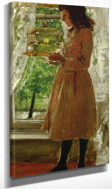 The Pet Canary By William Merritt Chase By William Merritt Chase
