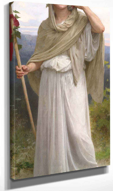 The Priestess Of Bacchus By William Bouguereau By William Bouguereau