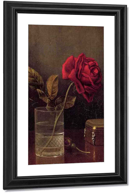 The Queen Of Roses By Martin Johnson Heade