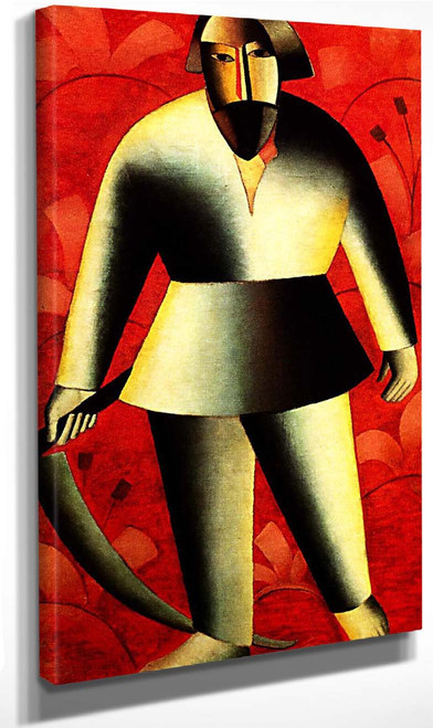 The Reaper On Red By Kasimir Malevich