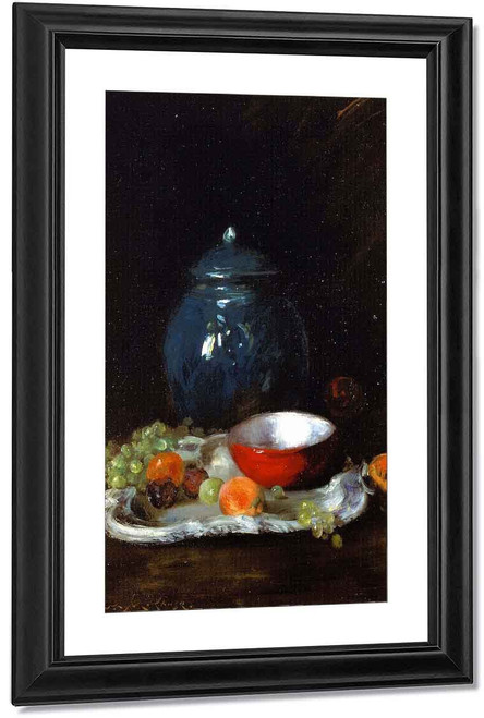 The Red Bowlstill Life By William Merritt Chase By William Merritt Chase The Red Bowlstill Life By William Merritt Chase By William Merritt Chase