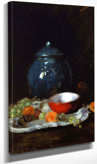 The Red Bowlstill Life By William Merritt Chase By William Merritt Chase