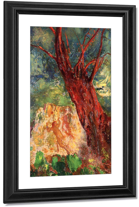 The Red Tree1 By Odilon Redon By Odilon Redon